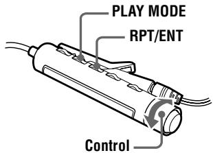 SONY MZ-N707 - Changing play modes - 2