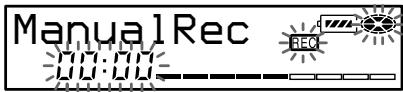 SONY MZ-N707 - Adjusting the recording level manually (Manual Recording) - 2