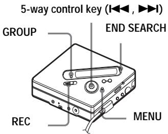 SONY MZ-N710 - Recording tracks using the group function - 1