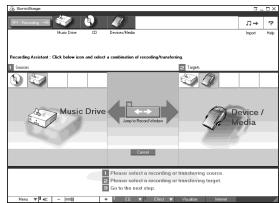 SONY MZ-N710 - Checking out audio files to the Net MD - 1