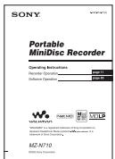 SONY MZ-N710 - Troubleshooting and explanations (page 67) - 1