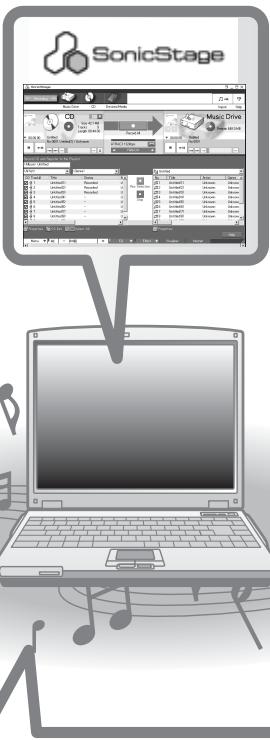 SONY MZ-N710 - On the computer - 1