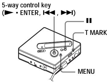 SONY MZ-N710 - Adding track marks while recording - 1