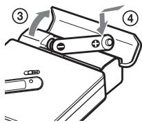 SONY MZ-N710 - Using the dry battery - 2
