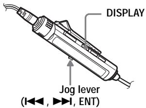 SONY MZ-N910 - To return the preceding setting - 1