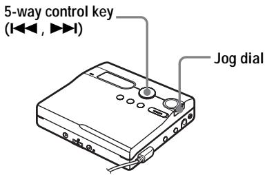 SONY MZ-N910 - Changing the order of a group on a disc (Group Move) - 1