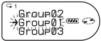 SONY MZ-N910 - Changing the order of a group on a disc (Group Move) - 2