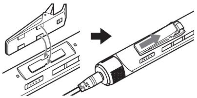 SONY MZ-N910 - Using the clip for the remote control - 2