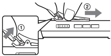 SONY MZ-N910 - Using the clip for the remote control - 1
