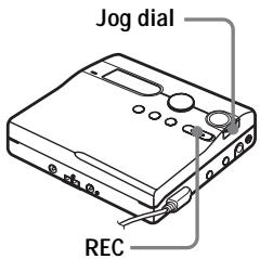 SONY MZ-N910 - To start/stop recording in sync with the sound source (Synchro-recording) - 1