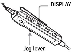 SONY MZ-NF810 - On the remote control: - 1