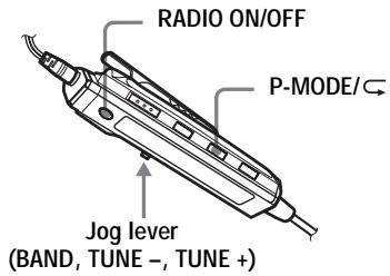 SONY MZ-NF810 - Listening to the preset radio stations - 1