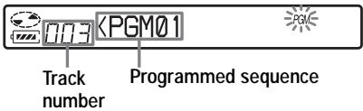 SONY MZ-NF810 - Listening to tracks in a desired sequence (Program Play) - 1