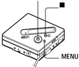 SONY MZ-NF810 - Changing the order of a group on a disc (Group Move) - 1