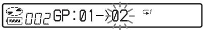 SONY MZ-NF810 - Changing the order of a group on a disc (Group Move) - 1