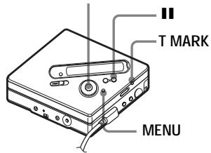 SONY MZ-NF810 - Adding track marks while recording - 1