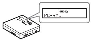 SONY MZ-NF810 - Connecting the Net MD to your computer - 2
