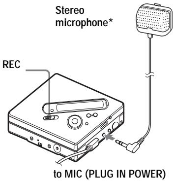 SONY MZ-NF810 - Recording from a microphone - 1