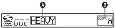SONY MZ-NF810 - Selecting the sound quality (6-Band Equalizer) - 1