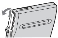 SONY MZ-NH1 - Insert the rechargeable battery. - 1