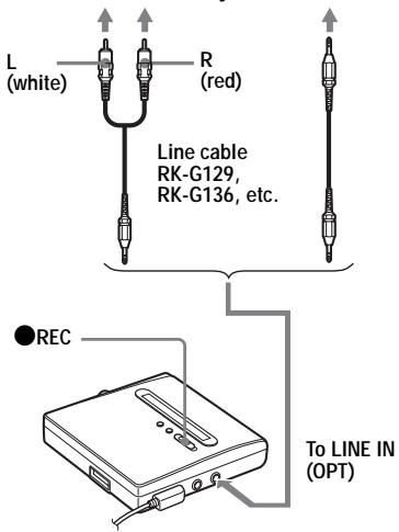 SONY MZ-NH1 - Recording from a TV or radio (Analog Recording) - 2