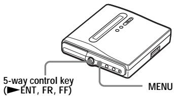 SONY MZ-NH1 - On the recorder - 1