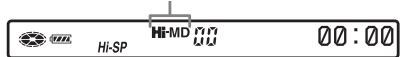 SONY MZ-NH1 - Selecting the operation mode - 1