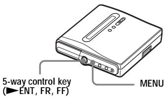 SONY MZ-NH1 - On the recorder - 1