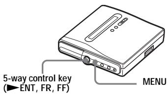 SONY MZ-NH1 - On the recorder - 1