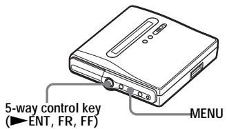 SONY MZ-NH1 - On the recorder - 1