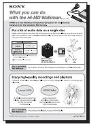 SONY MZ-NH1 - Learning more about Hi-MD - 2
