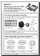 SONY MZ-NH600 - Learning more about Hi-MD - 2