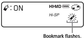 SONY MZ-NH600 - To bookmark the tracks - 1