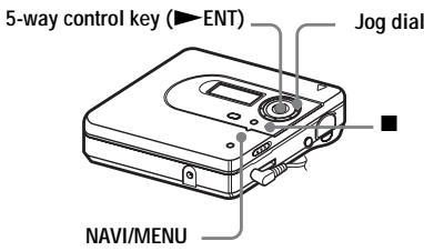 SONY MZ-NH600 - Releasing a group setting (Group Release) - 1