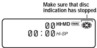 SONY MZ-NH600 - Record a disc. - 2