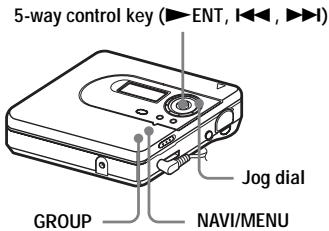 SONY MZ-NH600 - Selecting the play mode - 1