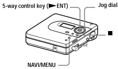 SONY MZ-NH600 - Moving recorded tracks or groups (Move) - 1