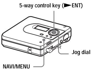 SONY MZ-NH600 - Changing the displayed menu items (Menu Mode) - 1
