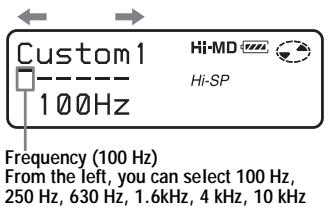 SONY MZ-NH600 - To modify and store the sound - 1