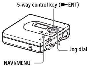 SONY MZ-NH600 - Adjusting the contrast of the display window (Contrast Adjustment) - 1