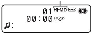 SONY MZ-NH600 - Selecting the operation mode - 1