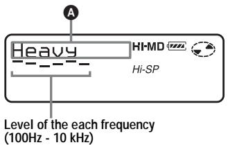 SONY MZ-NH600 - Selecting the sound quality (6-Band Equalizer) - 2