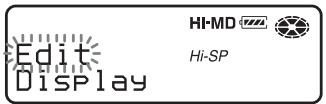 SONY MZ-NH600 - How to use the menu items - 2