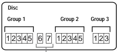 SONY MZ-NH600 - What is a disc with group settings? - 3