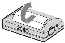 SONY MZ-NH600 - Insert an alkaline dry battery. - 1