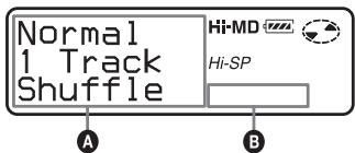 SONY MZ-NH600 - Playing tracks in Sub play mode/Repeat play - 1