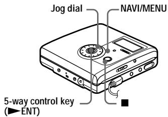 SONY MZ-NH900 - On the recorder - 1