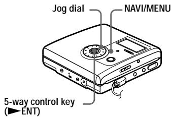 SONY MZ-NH900 - Changing the operational direction of the display - 1