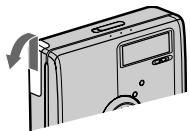 SONY MZ-NH900 - Insert the rechargeable battery. - 1