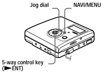 SONY MZ-NH900 - Adjusting the contrast of the display window (Contrast Adjustment) - 1